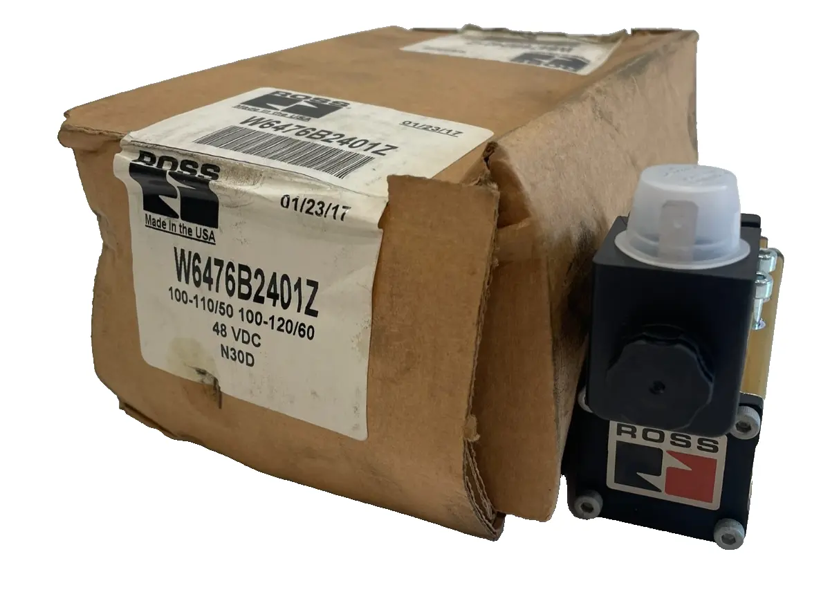 NEW ROSS W6476B2401Z SOLENOID VALVE 100-120V 50/60 48VDC