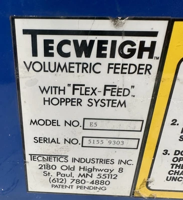 Used _UNKNOWN_ _UNKNOWN_ Screw Feeders West Virginia US | Cooper Industries #1409528