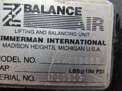 Zimmerman BAW005060 50Lb. Tool Balancer No Cable