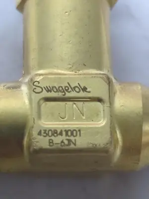 New | in-Stock SWAGELOK B-6JN Pump & Valve Parts Ohio US | Surplus Asset Holdings #1234925