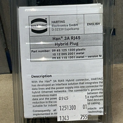 NEW HARTING 3ARJ45