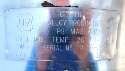 USED ALLOY FAB TANK 40 GALLON TANK