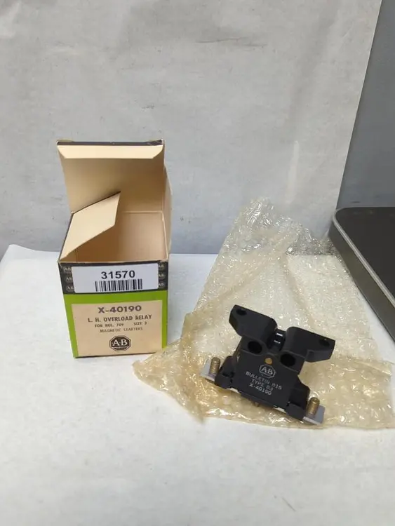 New | in-Stock ALLEN-BRADLEY X-40190 Miscellaneous Equipment (Electrical & Power) | Surplus Asset Holdings #1201268