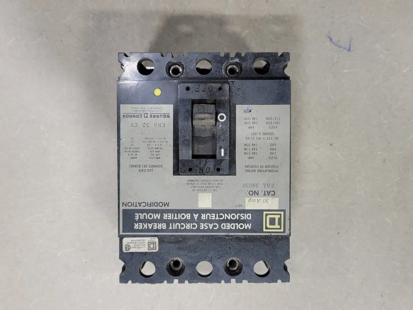 Used SQUARE D FAL36030 Switchgears British Columbia CA | Lenmark #242422