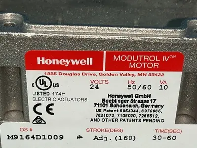 New | in-Stock HONEYWELL M9164D1009 Rotary Actuators Ohio US | HGR 24 #1411298