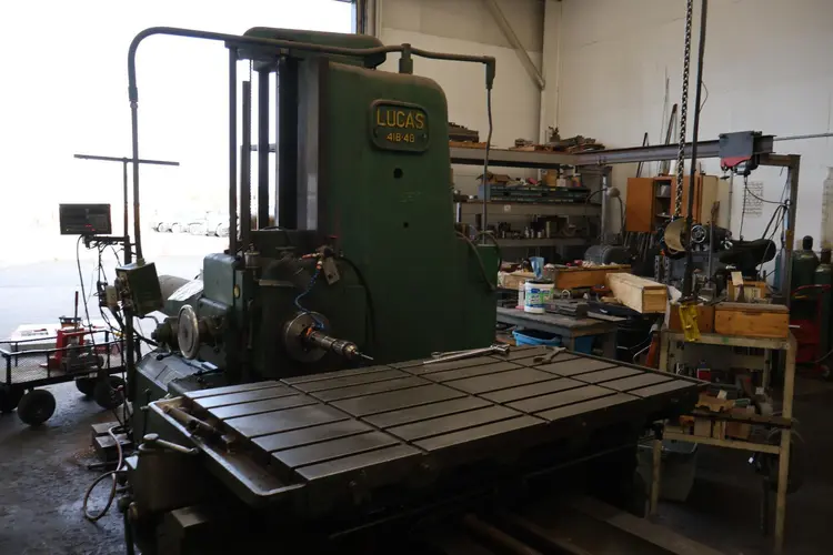 Used 1956 LUCAS 41B-48 Horizontal Table Type Boring Mills Oregon US | MD Equipment Services LLC #1507060