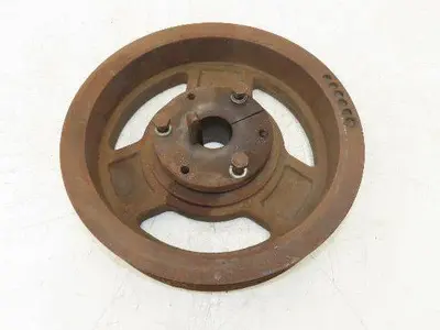 3-Groove C 0.88" V-Belt Pulley Sheave R1 Taper Bushed 14.5" OD 1-15/16" Bore