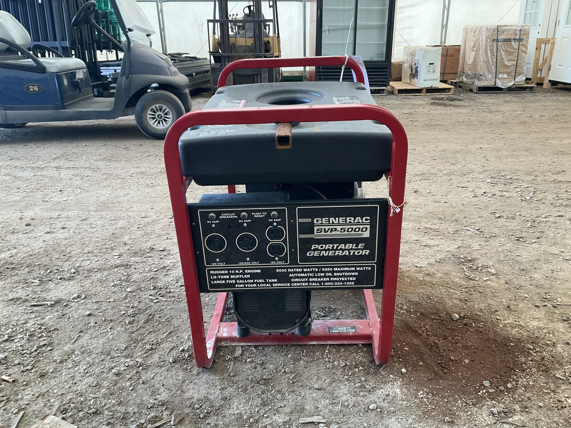 Used GENERAC SVP-5000 Portable Generators Michigan US | Miedema Asset Management Group #1320470
