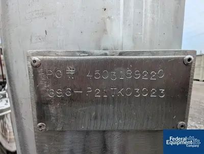 USED BJE 10 Gal BJE Inc Receiver Tank, S/S, 150#