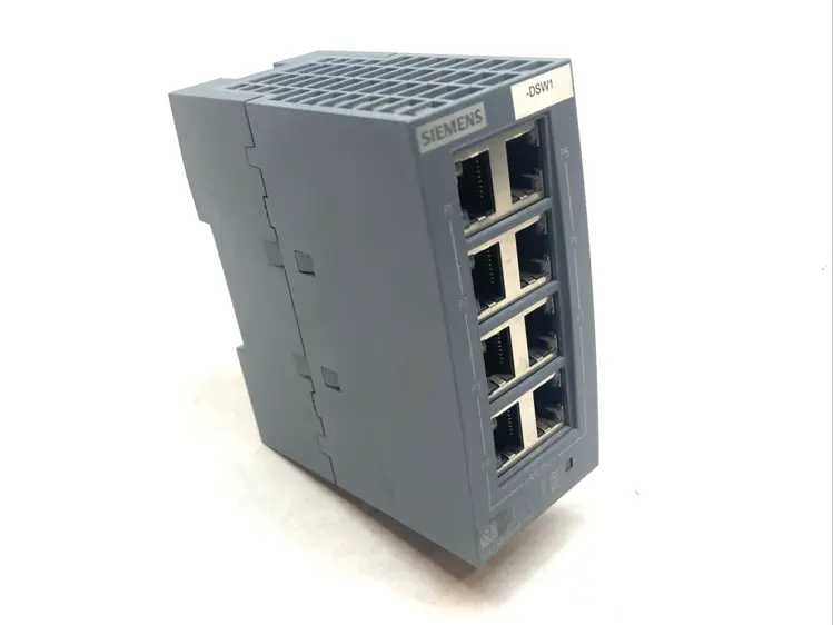 Used Siemens SCALANCE 8-Port Industrial Ethernet Switch XB008 Network Switches Michigan US | Maverick Industrial Sales #1401564