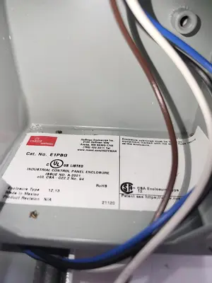 New | in-Stock NVENT NVENT HOFFMAN E1PBG STEEL ENCLOSURE NEMA13, IP65 & ONE WIRED ALLEN BRADLEY PUSHBUTTON 800F-N3W Electrical Boxes Michigan US | ND Industrial Surplus #1304837