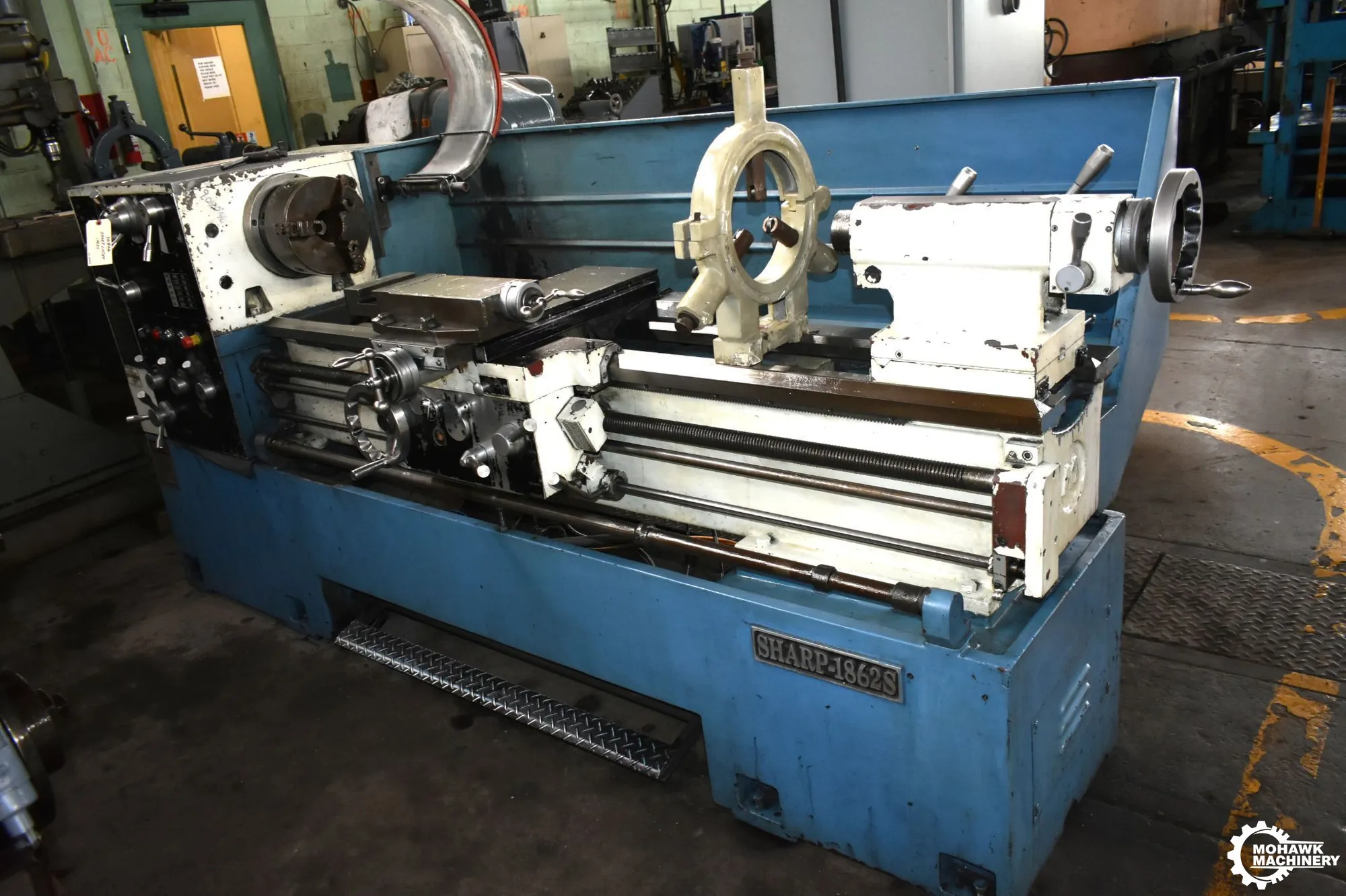 18/27” x 62” SHARP “1862S” GAP-TYPE PRECISION ENGINE LATHE