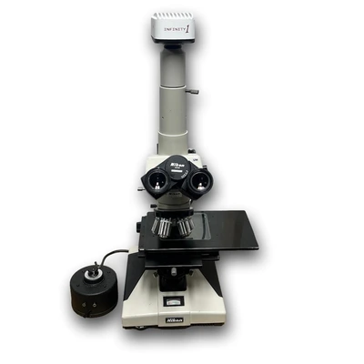 Item# L186 Nikon Optiphot Upright Metallographic Microscope