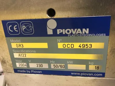USED PIOVAN GR3