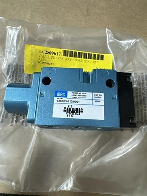 New | in-Stock MAC 180003-112-0001 Valves/Fittings | J&J Industrial Supply #500500