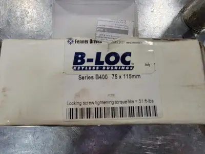 80 x 120 mm Locking Assembly/Keyless Bushing, Series B106