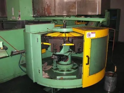 HNK CNC Vertical Boring Mill, 119" Swing, 98" Table, 79" H/UR, 100 rpm, 55 hp