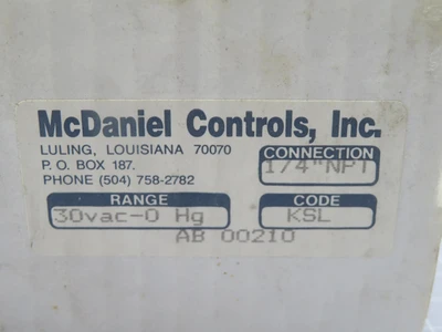 New | in-Stock MCDANIEL CONTROLS _UNKNOWN_ Electrical Controls | OCO Industrial #1666776