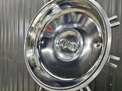 Used Feldmeier 60 Gallon Tank (Vessel), 316L Stainless Steel, Full Vacuum
