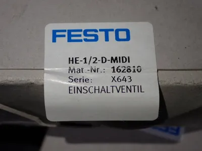 New | in-Stock FESTO HE1/2DMIDI Valves/Fittings | HGR 24 #732528