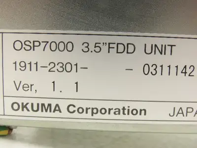 Okuma 1911-2301 OSP7000 3.5" FDD Floppy Disc Drive Emulator