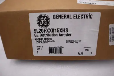 GENERAL ELECTRIC 9L20FXX015XHS (NEW IN BOX) GE DISTRIBUTION ARRESTER STOCK G87A