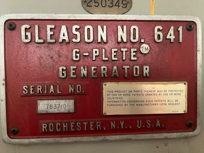 1982 GLEASON 641.0 Bevel Gear Generators | Mohawk Machinery (8)