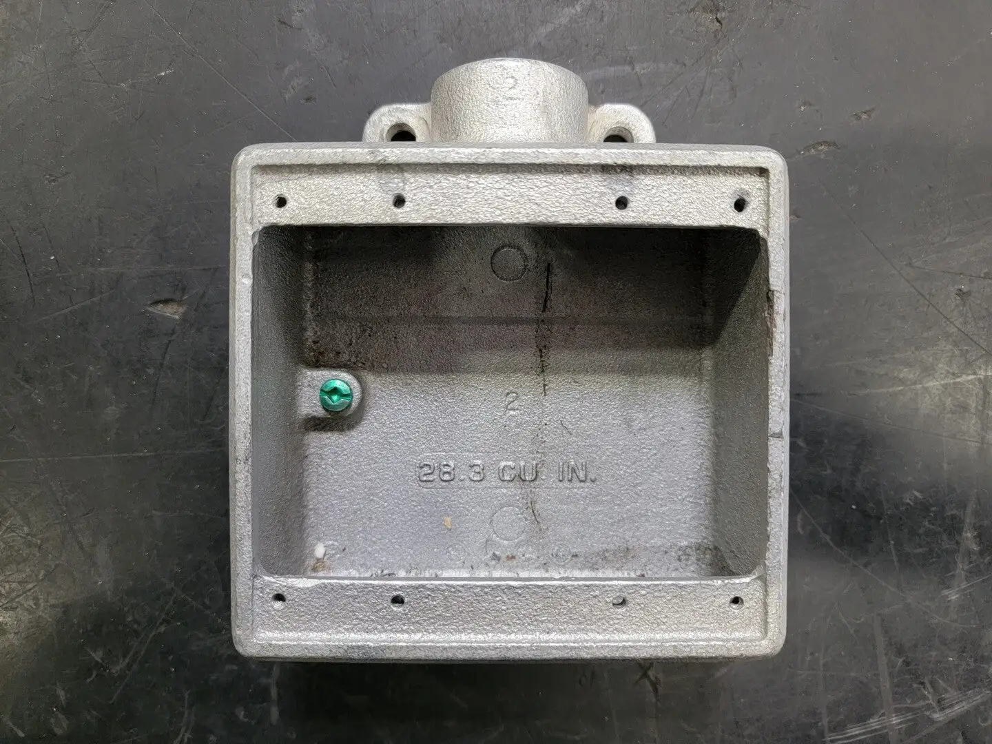 1/2" Condulet FD Device Box, Deep, Feraloy Iron Alloy, Two-gang
