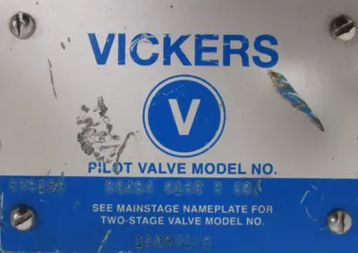 REFURBISHED VICKERS DG5S4-102C53 VALVE 879159 DG5S4102C53 434244 DG4S4-016C-B-60