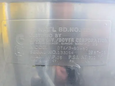 USED 1987 GROEN DTA/3-80-80