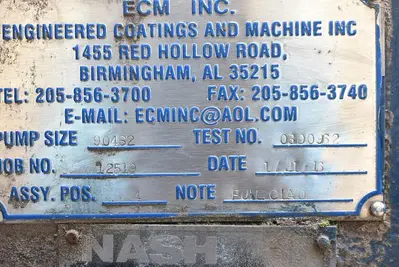 USED 2016 GARDNER DENVER NASH 904S2