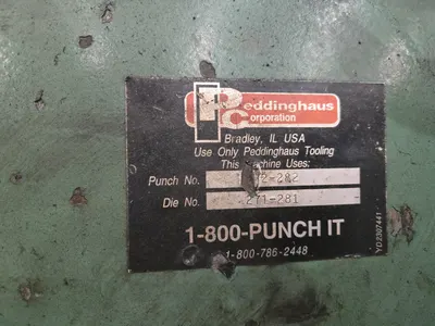 Peddinghaus F-1170-B Plate Duplicator CNC Punch; 170 Ton