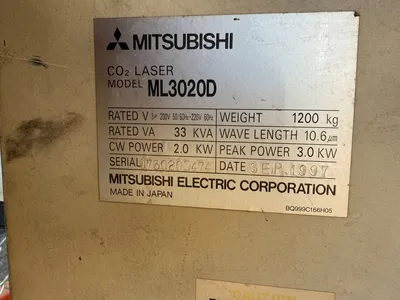 Used MITSUBISHI ML2512LXP Laser Cutters California US | Heavy Wall Consulting #1548323