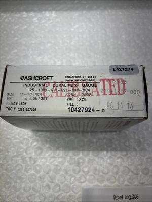 USED ASHCROFT 25-1009-AW-02L-100#