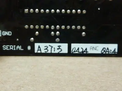 USED STATIC CONTROL SYSTEMS AD-0952-001