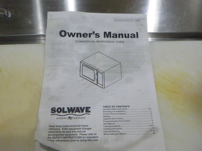 Solwave Commercial Microwave Oven