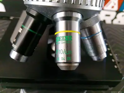 Zeiss Max ERB 467065-9914 Inspection Microscope With 3 Objectives, FULLY TESTED