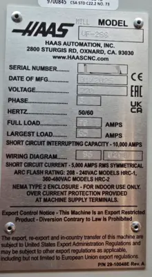 2025 HAAS VF-2SS Vertical Machining Centers | Norcal Machinery (19)