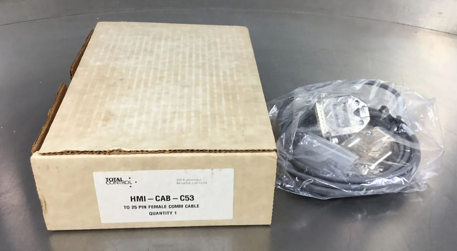 TOTAL CONTROL HMI-CAB-C53-E CABLE to 25-PIN FEMALE COMM 5B-1