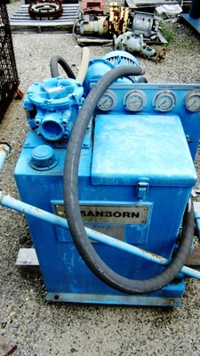 Sanborn 48 x 24 pressurized perforate basket centrifuge, SS.
