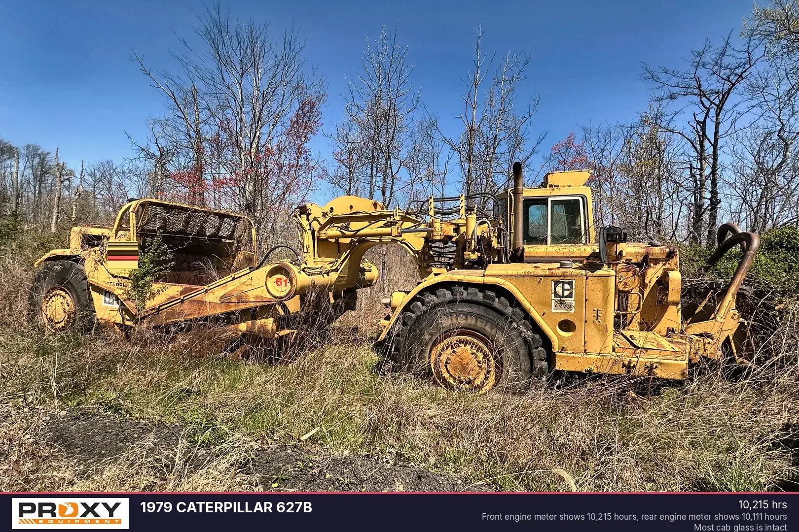 Used 1979 CATERPILLAR 627B Scrapers Pennsylvania US | Proxy Equipment #1378187
