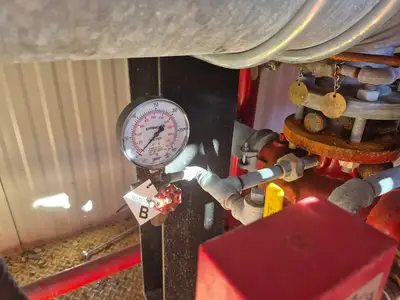 Containerized Foam Fire Suppression System w/ Deluge Valve, Potter Controls & Piping Manifold