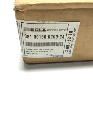 Sola 81-24-180-02 Power Supply