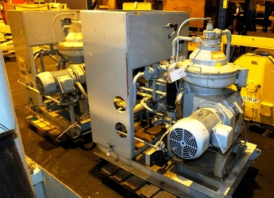 (2) Mitsubishi SJ-20G self-cleaning oil purifiers, SS.