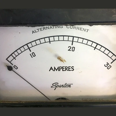 Sparton 0-30 Amp Analog Ammeter