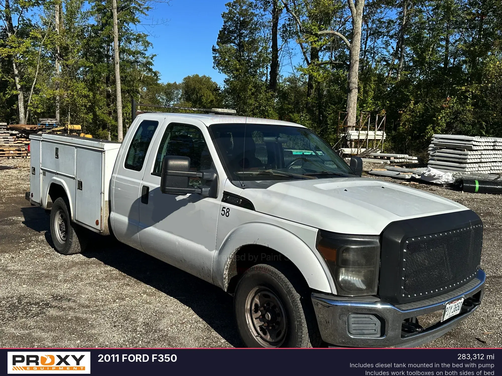 Used 2011 FORD F350 Service & Utility Trucks Ohio US | Proxy Equipment #1385234