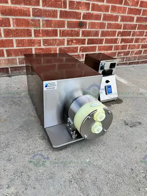 Used TRIANGLE PROCESS QUATTROFLOW Q4400SU 4-PISTON DIAPHRAGM PUMP W/ 3 HP MOTOR Diaphragm Pumps California US | Equipment Lab #1399318