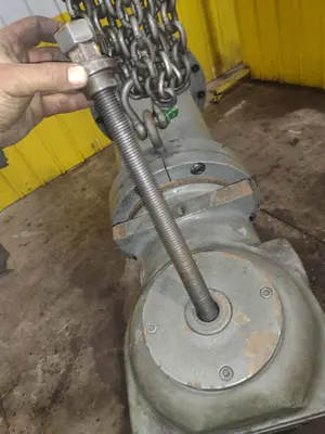 50 TAPER GIDDINGS & LEWIS RIGHT ANGLE BORING HEAD, OFF 5" SPINDLE MILL: YOBRO #24743