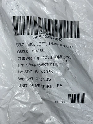 (3) 97942-166K361H01 Ski Left Transfer Box CONVEYOR BELT PART Fast Shipping!