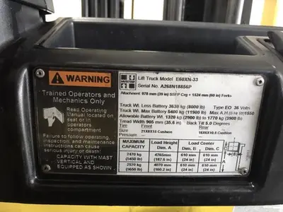 USED 2016 HYSTER E60XN